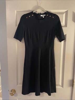 LK Bennett Navy Ponte Dress